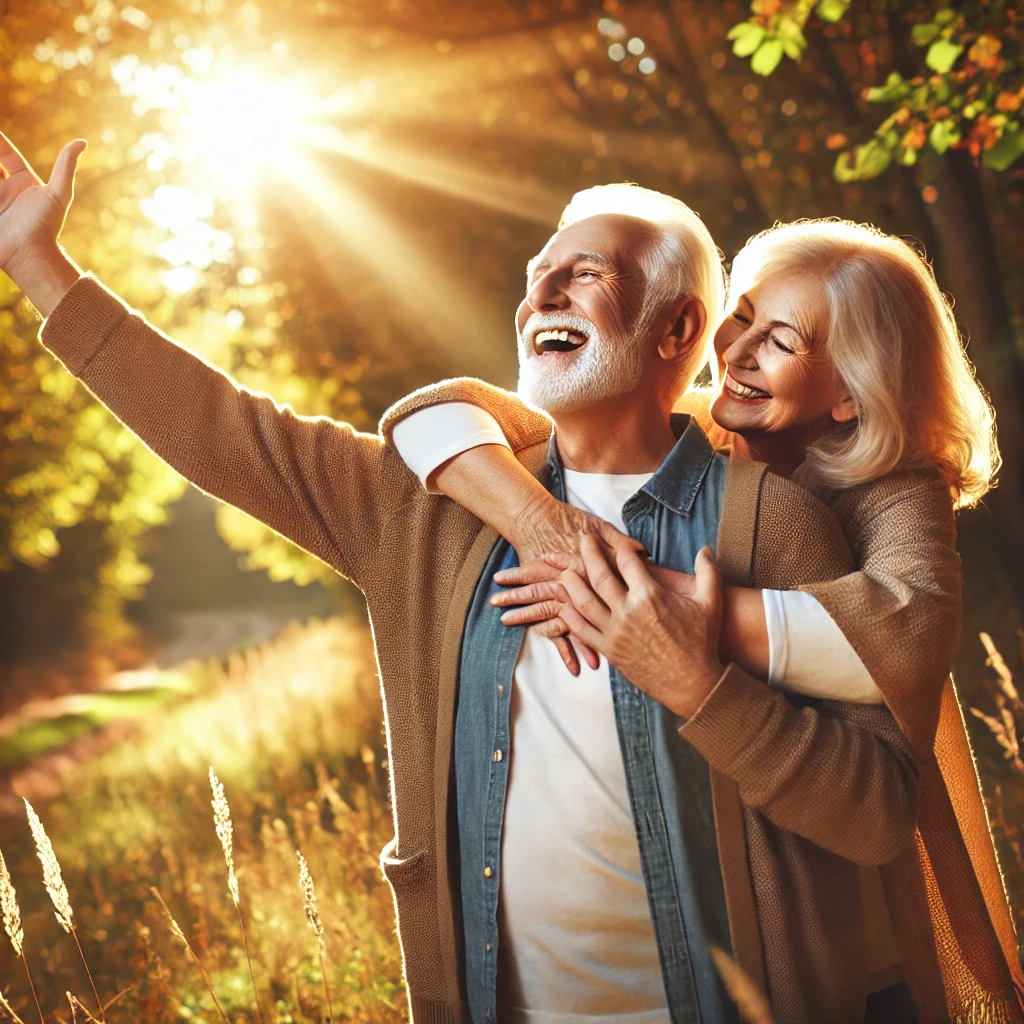 DALL·E-2025-02-28-11.42.29-A-joyful-elderly-couple-enjoying-a-walk-in-nature-embracing-a-long-healthy-life.-The-scene-is-warm-and-uplifting-with-sunlight-filtering-through-th The Power of a Healthy Life: Benefits & How to Achieve It